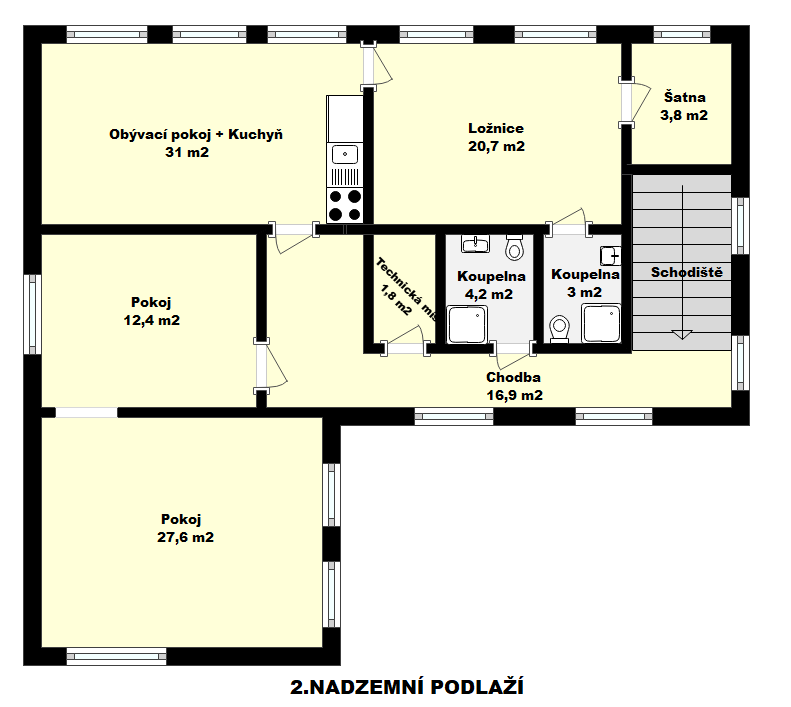 Prodej domu 225 m², pozemek 708 m² 14 77777777777777777