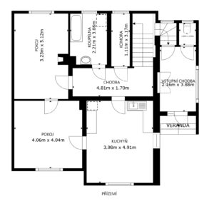 Prodej rodinneho domu 4kk 129 m² pozemek 3 586 m² – Viska u Chotebore havlickuv brod vysocina reality vencovsky