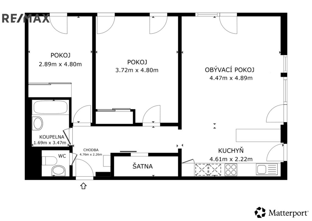 Prodej cihlového bytu 3+kk v osobním vlastnictví 83 m² 18 3101387