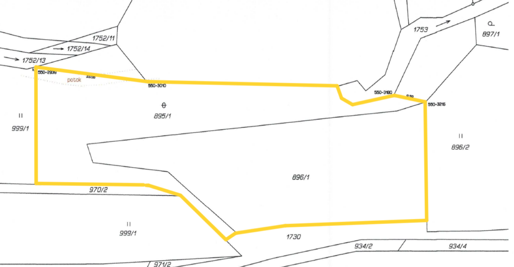 Prodej pozemku 4954 m² Vyskytna nad Jihlavou jihlava vysocina reality vencovsky 3