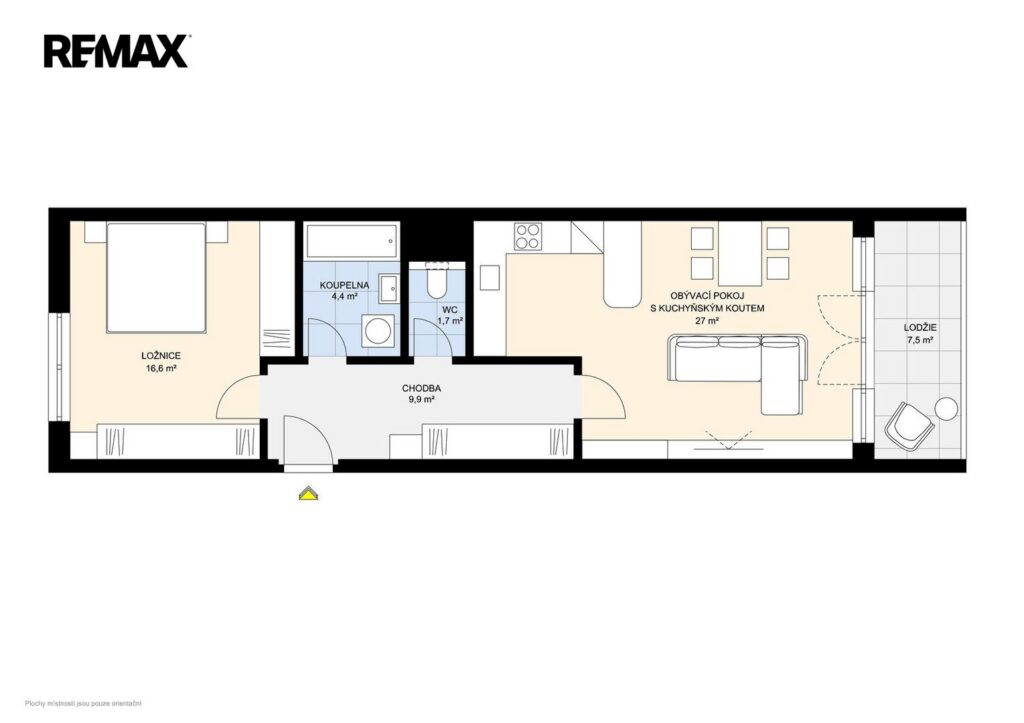 Prodej bytu 2+kk v osobním vlastnictví 60 m² 18 3534398