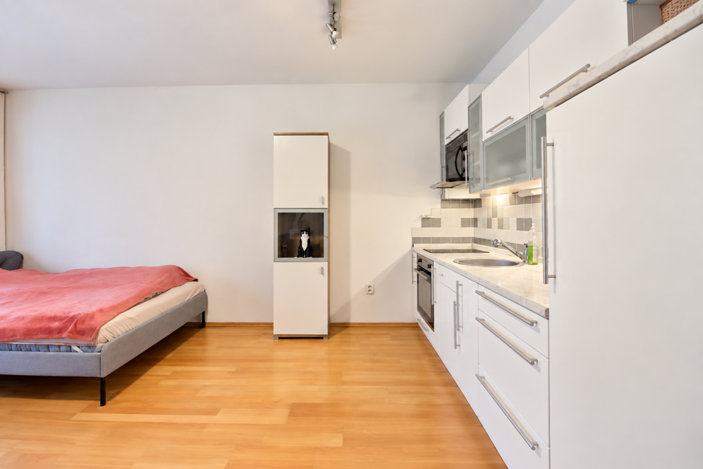 Prodej bytu 1+kk v osobním vlastnictví 35 m² 3 Prodej bytu 1kk 35 m2 Nazovska Praha 10 Strasnice Reality Vencovsky 03